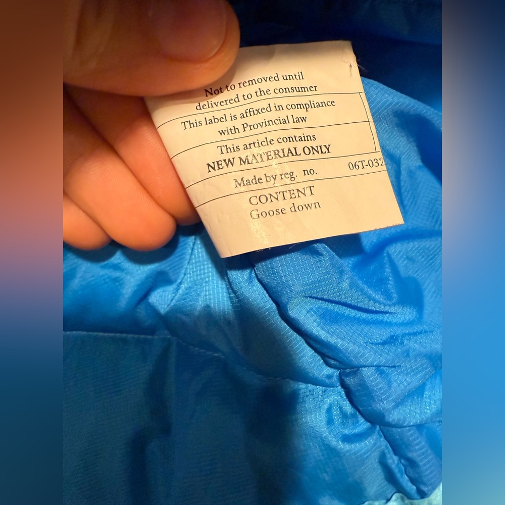 Patagonia Hi-Loft Down Filled Puffer Jacket Blue , size M - Picture 2 of 11